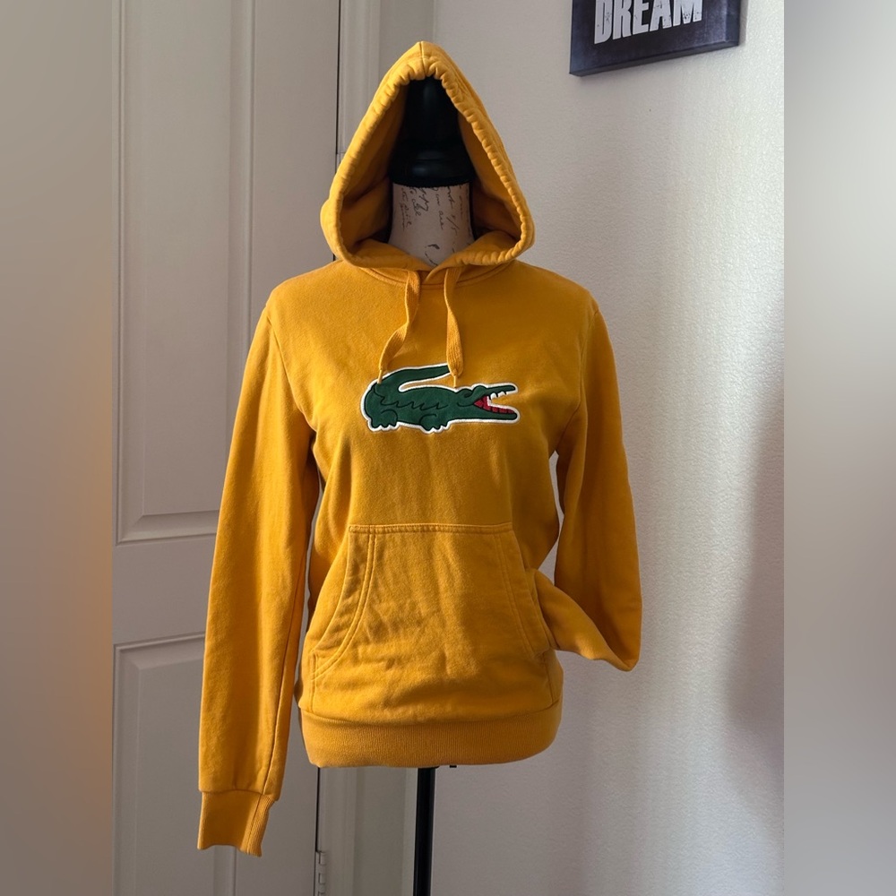 Lacoste big logo hoodie jacket